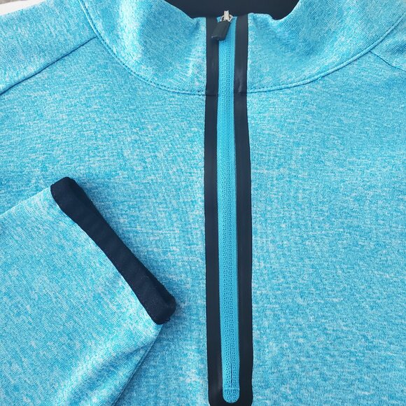 Greg Norman for Tasso Elba 1/4 zip long sleeve golf shirt pullover size small - Picture 3 of 11